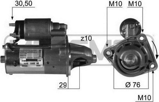 ERA 220172 - Стартер autospares.lv