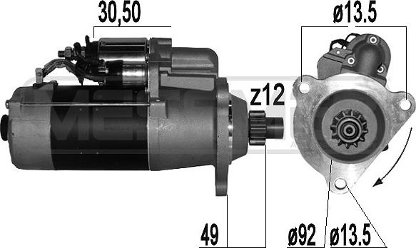 ERA 220860A - Стартер autospares.lv