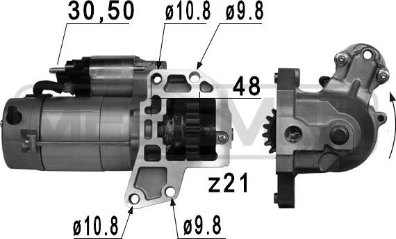 ERA 220801 - Стартер autospares.lv