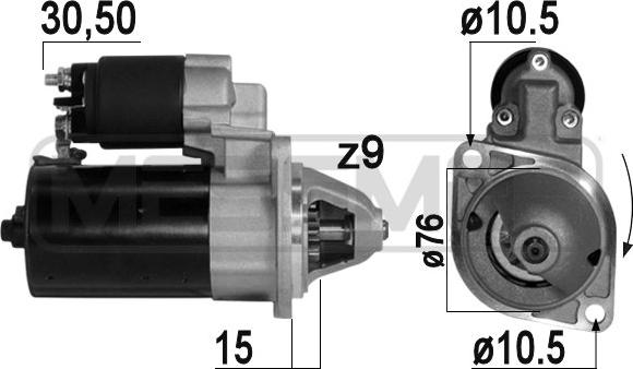 ERA 220812 - Стартер autospares.lv