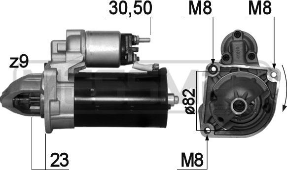 ERA 220817 - Стартер autospares.lv