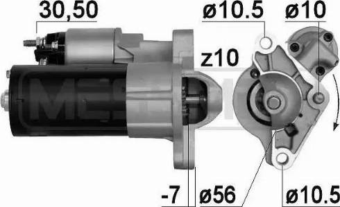 ERA 220885 - Стартер autospares.lv