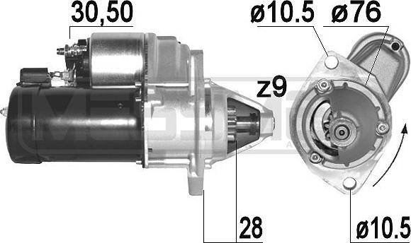 ERA 220887A - Стартер autospares.lv