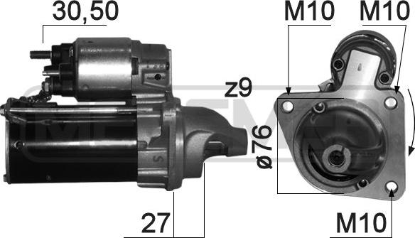 ERA 220838 - Стартер autospares.lv