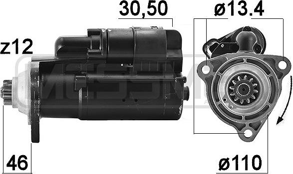 ERA 220821 - Стартер autospares.lv