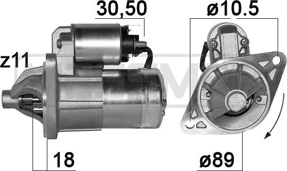 ERA 220823A - Стартер autospares.lv