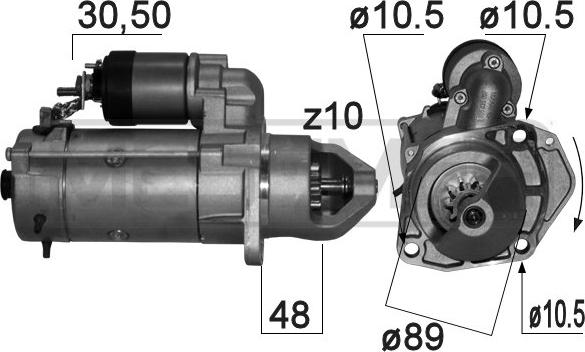 ERA 220879 - Стартер autospares.lv