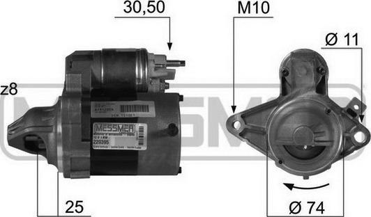 ERA 220395A - Стартер autospares.lv