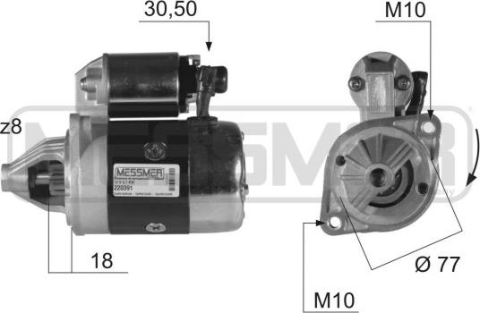 ERA 220391A - Стартер autospares.lv