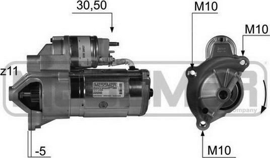 ERA 220393A - Стартер autospares.lv