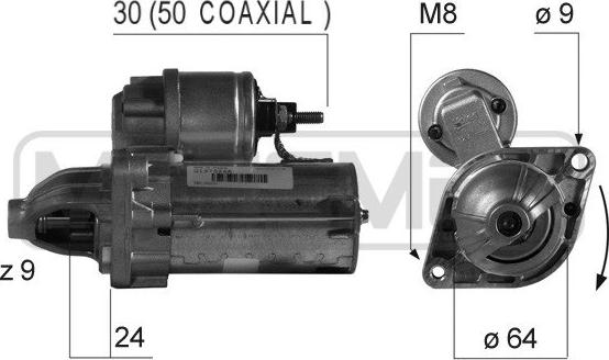 ERA 220359 - Стартер autospares.lv