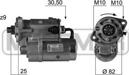 ERA 220351 - Стартер autospares.lv