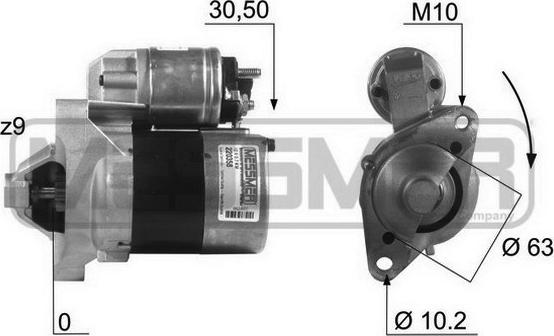 ERA 220358A - Стартер autospares.lv