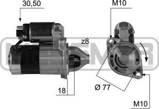 ERA 220384 - Стартер autospares.lv