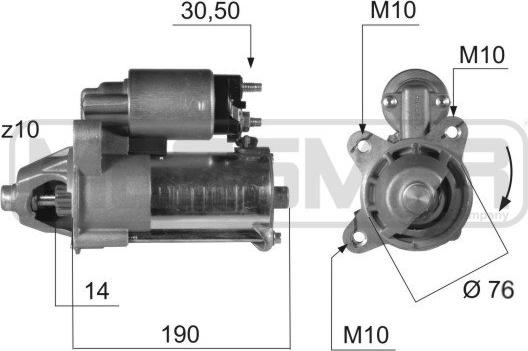 ERA 220374A - Стартер autospares.lv