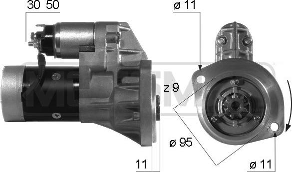 ERA 220204 - Стартер autospares.lv