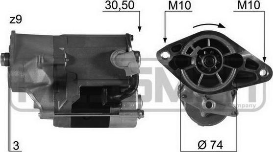 ERA 220205R - Стартер autospares.lv