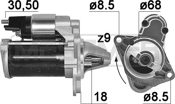 ERA 220226 - Стартер autospares.lv