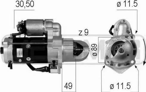 ERA 220278 - Стартер autospares.lv