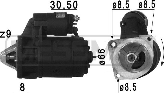 ERA 220700 - Стартер autospares.lv