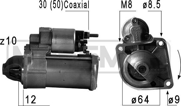 ERA 220714 - Стартер autospares.lv