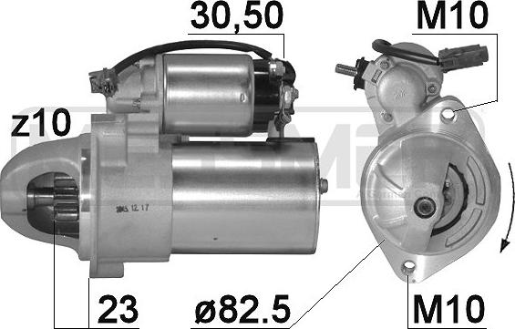 ERA 220783 - Стартер autospares.lv