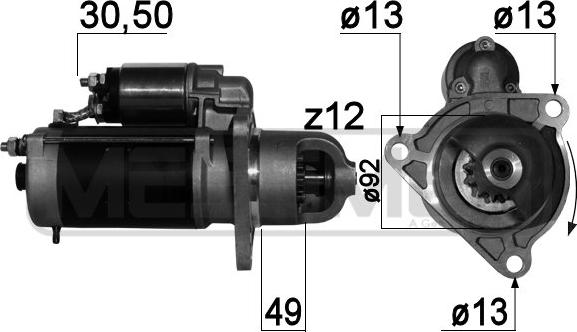 ERA 220726A - Стартер autospares.lv