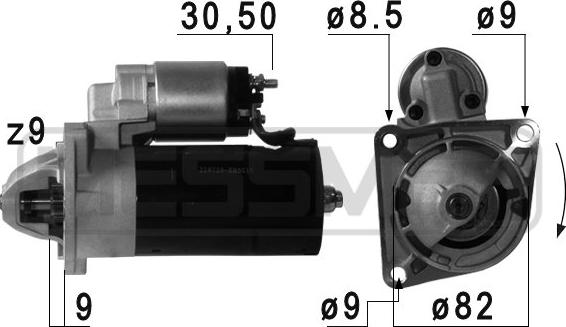 ERA 220720A - Стартер autospares.lv