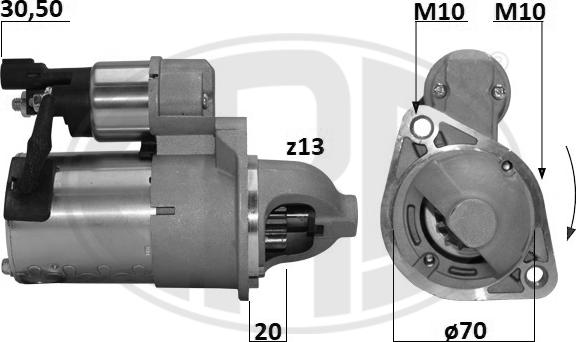 ERA 221051A - Стартер autospares.lv