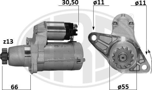 ERA 221062A - Стартер autospares.lv