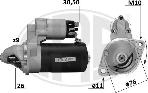 ERA 221067A - Стартер autospares.lv