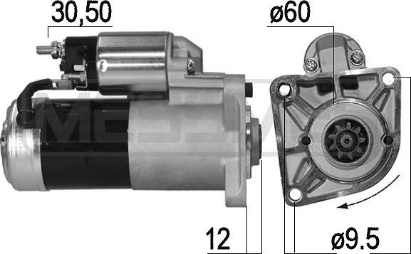 ERA 221010A - Стартер autospares.lv