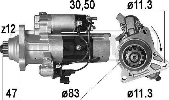 ERA 221018 - Стартер autospares.lv