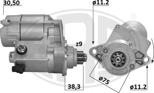 ERA 221039A - Стартер autospares.lv