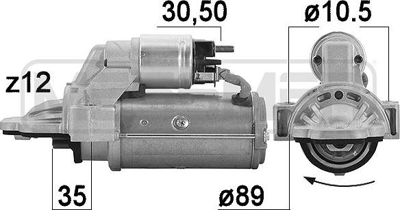 ERA 221032 - Стартер autospares.lv