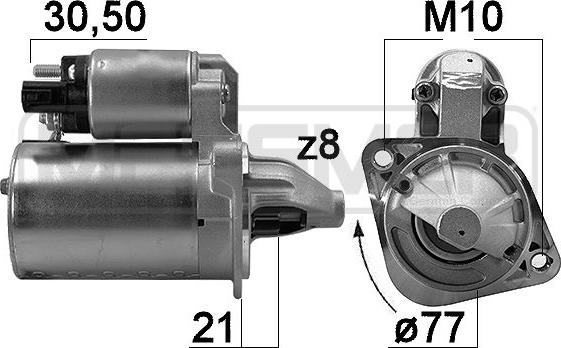 ERA 221027 - Стартер autospares.lv