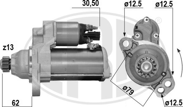 ERA 221076A - Стартер autospares.lv