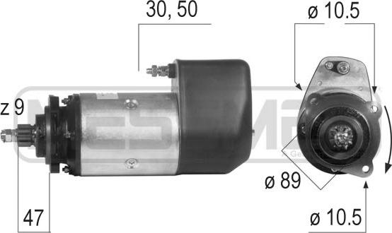 ERA 22201 - Стартер autospares.lv