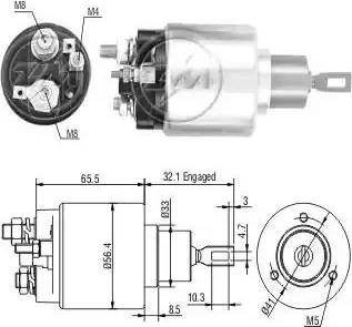 ERA 227494 - Тяговое реле, соленоид, стартер autospares.lv