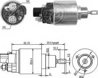 ERA 227878 - Тяговое реле, соленоид, стартер autospares.lv