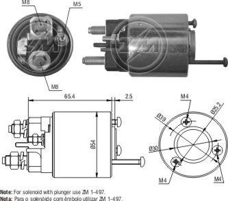 ERA 227392 - Тяговое реле, соленоид, стартер autospares.lv