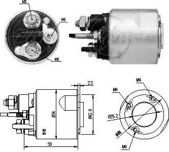 ERA 227317 - Тяговое реле, соленоид, стартер autospares.lv