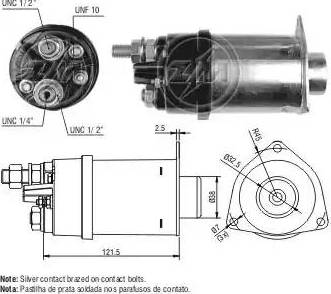 ERA 227333 - Тяговое реле, соленоид, стартер autospares.lv