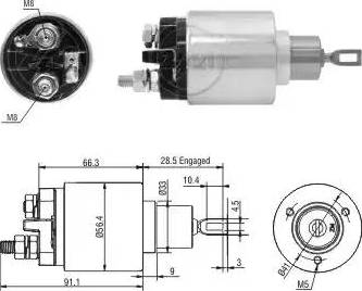 ERA 227763 - Тяговое реле, соленоид, стартер autospares.lv