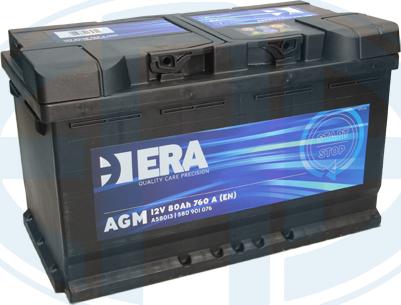 ERA A58013 - Стартерная аккумуляторная батарея, АКБ autospares.lv