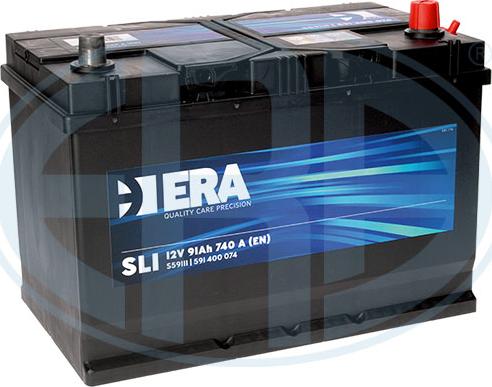 ERA S59111 - Стартерная аккумуляторная батарея, АКБ autospares.lv