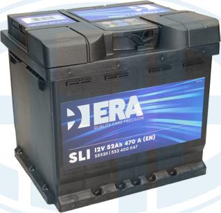 ERA S55211 - Стартерная аккумуляторная батарея, АКБ autospares.lv