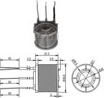 ERA ZM41993 - Тяговое реле, соленоид, стартер autospares.lv