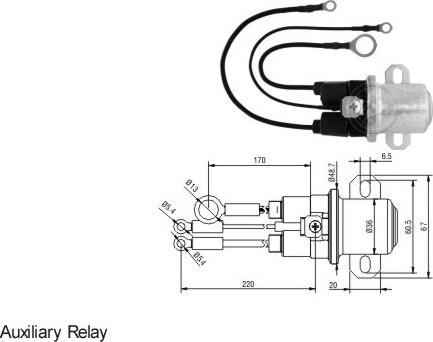 ERA ZM5407 - Тяговое реле, соленоид, стартер autospares.lv