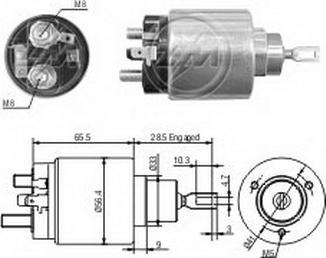 ERA ZM1773 - Тяговое реле, соленоид, стартер autospares.lv